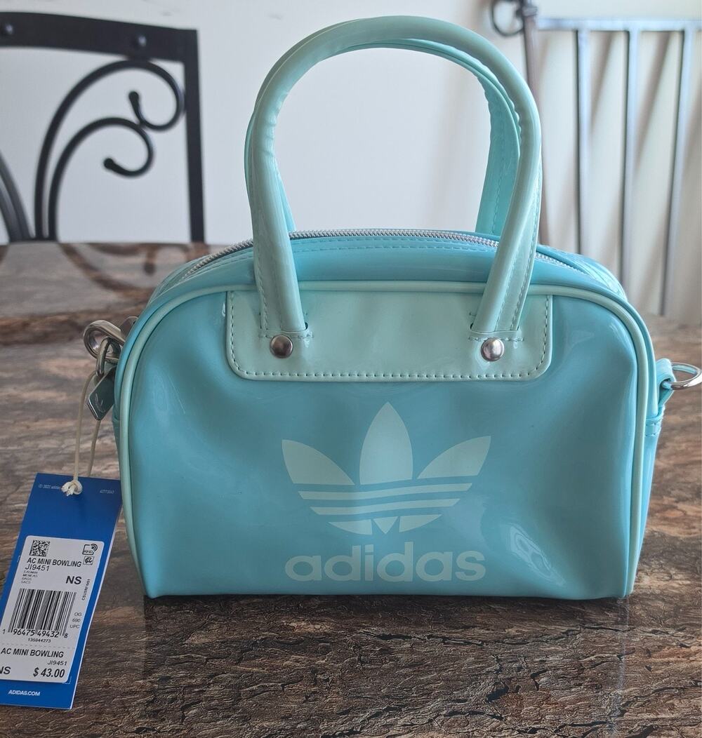 adidas Originals Adicolor Mini Bowling Bag Easy Mint JI9451 Crossbody